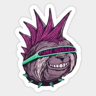 PUNK NEVER DIES Sticker